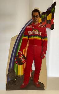lot 21 image: Ernie Irvan  Skittles Cardboard Cutout