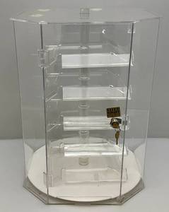 lot 24 image: Locking  Acrylic Display Case 22 12 x 16 x 16  (With Keys)
