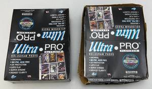 lot 37 image: Ultra Pro Hologram Pages 250 Pages 1 Full Box 1 Partial Box