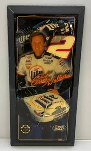 lot 40 image: Rusty Wallacw Signed NASCAR 2000 Wall Clock