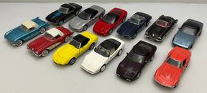 lot 58 image: Misc. Brand Diecast Corvettes Including Franklin Mint & More