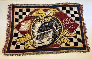 lot 66 image: Rusty Wallace Wooven Blanket (Never Used)