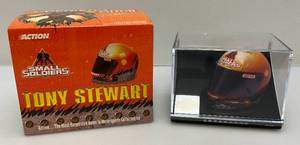 lot 69 image: Action Brand 1998 Limited Edition  (TONY STEWART)  14 Scale Helmet (SHELL) Small Soldiers With Signature (NIB)