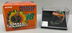 lot 71 image: Action Brand 1998 Limited Edition (Bobby Labonte) 14 Scale Helmet (Interstae Batteries) Small Soldiers With Signature (NIB)