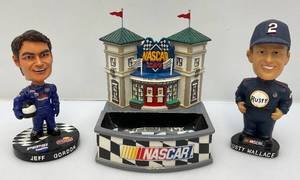lot 75 image: Rusty Wallace,  Jeff Gordon  Bobble Heads & More