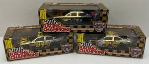 lot 76 image: Misc. Racing Champions 50th Anniversary NASCAR 124 Scale Diecast Cars #9, #26 & #94 (NIB)