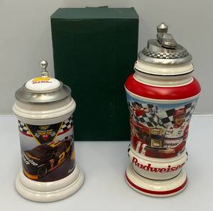 lot 122 image: Rusty Wallace & Bill Elliott Collector Beer Steins