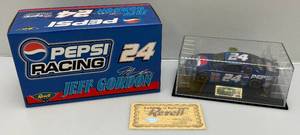 lot 123 image: Revell Collection 124 Scale Diecast PEPSI Jeff Gordon Stock Car (NIB)