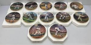 lot 128 image: Vintage Bradford Exchange Limited Editon Great Moments In Baseball Decorative Collectors Plates 8