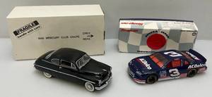 lot 137 image: SNAP-ON Suzuka Japan November 24th 124 Scale Diecast Dale Earnhardt Stock Car & Danbury Mint 1949 Mercury Coupe Diecast Car (NIB)