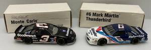 lot 146 image: Dale Earnhardt & Mark Martin 124 Diecast Stock Cars (NIB)