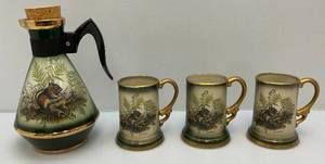 lot 163 image: Jim Beam Collectors Wildlife Pitcher & Mugs