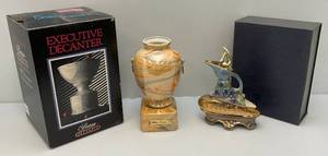 lot 169 image: Jim Beam Executive Decanter & More (Empty)