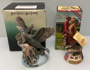 lot 179 image: Vintage Austin Nichols Wild Turkey Decanters (Empty)