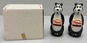 lot 188 image: Hamms Beer Bear  Salt & Pepper Shakers