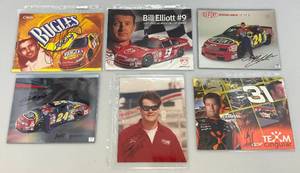 lot 203 image: NASCAR Signed Photos Including (Bill Elliott) And More With COAs