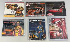 lot 213 image: NASCAR Signed Photos Including (Joey Logano) And More