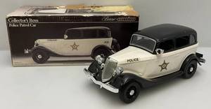 lot 223 image: Jim Beam Police Patrol Car Decanter In Original Biox (Empty) Box Is Beat up