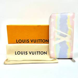 Louis Vuitton Pastel Monogram Zip-Around Wallet with Box - Authentic $2,200 Retail