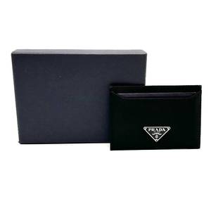 Prada Black Tessuto Nylon Card Case with Box - Authentic $500 Retail
