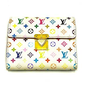 Louis Vuitton x Murakami White Multicolor Koala Wallet - Authentic $800 Retail