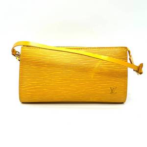 Louis Vuitton Yellow Epi Pochette Accessories - Authentic $750 Retail