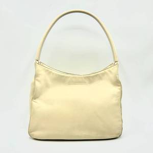 Prada Ivory Leather Plastic Handle Shoulder Bag - Authentic $1,450