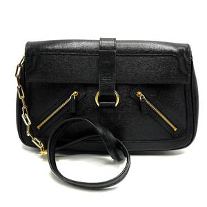 GUCCI Black Leather Chain Shoulder Bag - Authentic $1000 Retail
