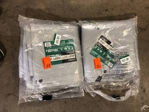 Lot of Everbilt 10 ft. x 20 ft. Heavy-Duty Canopy Tarp Customer Returns See Pictures