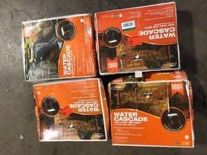 Lot of TOTALPOND 14 in. LED Lighted Waterfall Spillway Customer Returns See Pictures
