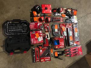 Lot of assorted Husky Tools variouys models and conditions customer returns