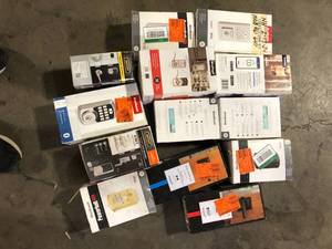 Lot of Assorted Door Handles and Digital Locks Various Models and Conditions Customer Returns See Pictures