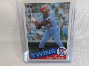 lot 17 image: 1985 Topps Kirby Puckett Rookie Car...
