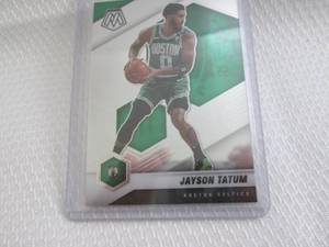 lot 23 image: 2020-21 Mosaic Jayson Tatum Card...