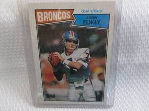 lot 24 image: 1987 Topps John Elway Card...