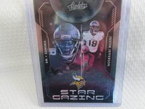 lot 27 image: 2023 Absolute Justin Jefferson Star...