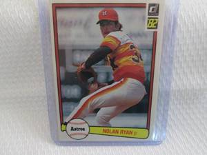 lot 37 image: 1982 Donruss Nolan Ryan Card...