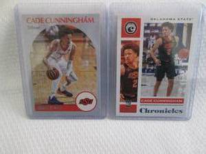 lot 50 image: 2021 Chronicles & Hoops Cade Cunnin...