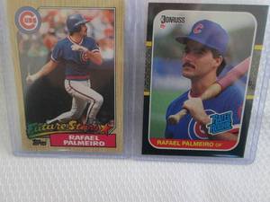 lot 76 image: 1987 Topps & Donruss Rafael Palmeir...