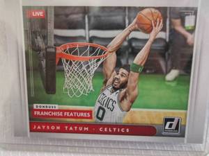 lot 85 image: 2021-22 Donruss Jayson Tatum Franch...