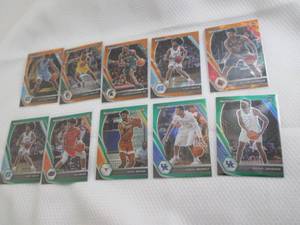 lot 86 image: 2021 Prizm Draft Picks Green & Oran...