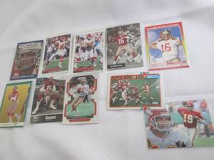 lot 96 image: Assorted Joe Montana Cards...