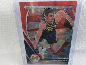 lot 102 image: 2021-22 Prizm Franz Wagner Red Ice ...