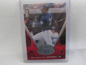 lot 110 image: 1997 Upper Deck Ken Griffey JR Prem...