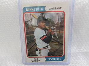 lot 127 image: 1974 Topps Rod Carew Card...