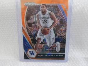 lot 129 image: 2021 Prizm Karl Anthony Towns Orang...