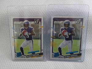 lot 137 image: 2023 Donruss Jordan Addison Rookie ...