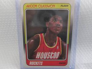 lot 144 image: 1988-89 Fleer Akeem Olajuwon Card...