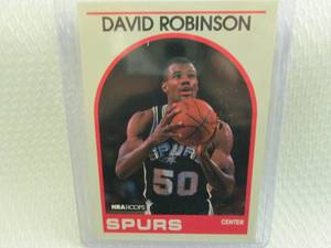 lot 161 image: 1989-90 NBA Hoops David Robinson Ro...