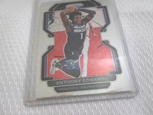 lot 164 image: 2021-22 Prizm Anthony Edwards Card...